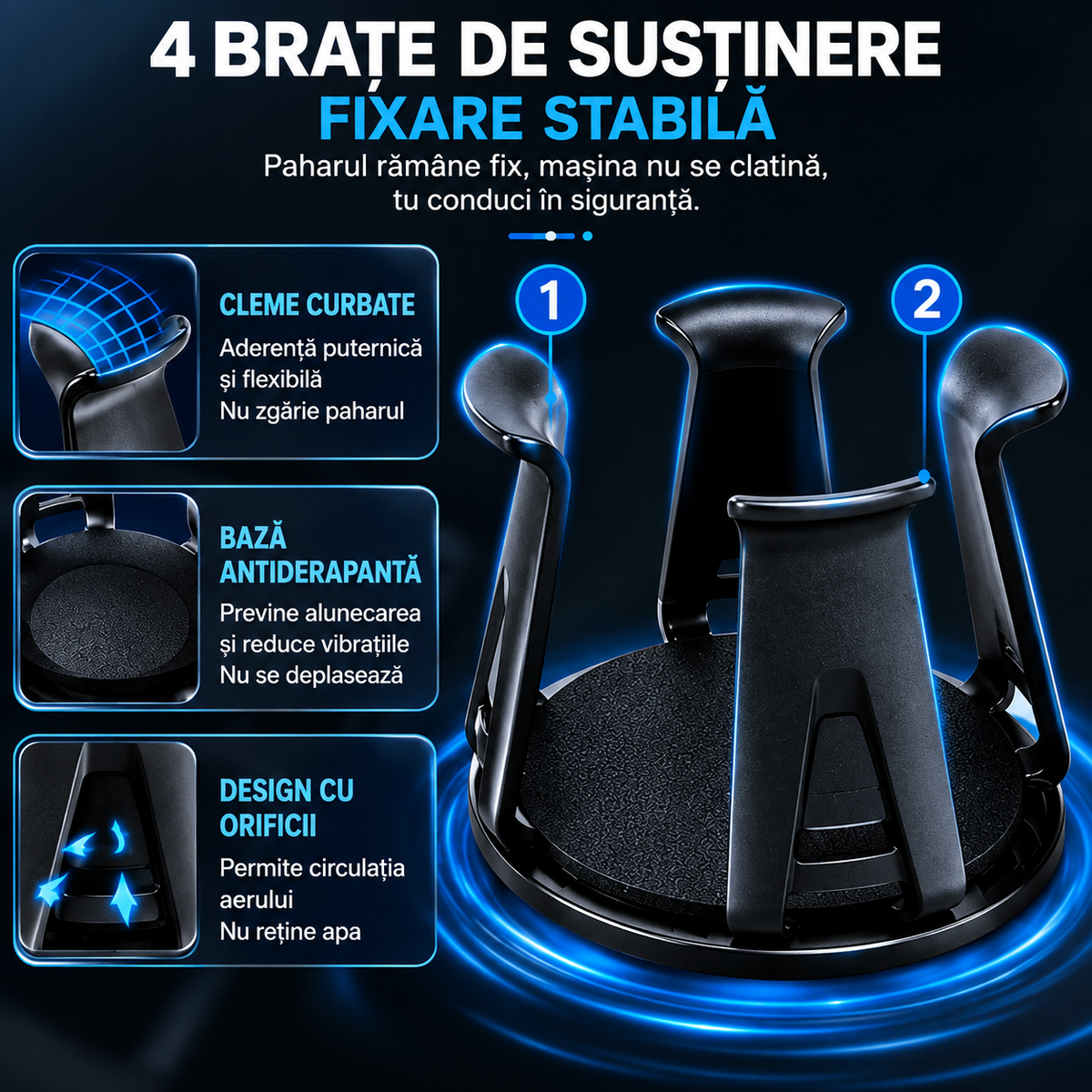 Suport Universal Pentru Pahare Auto
