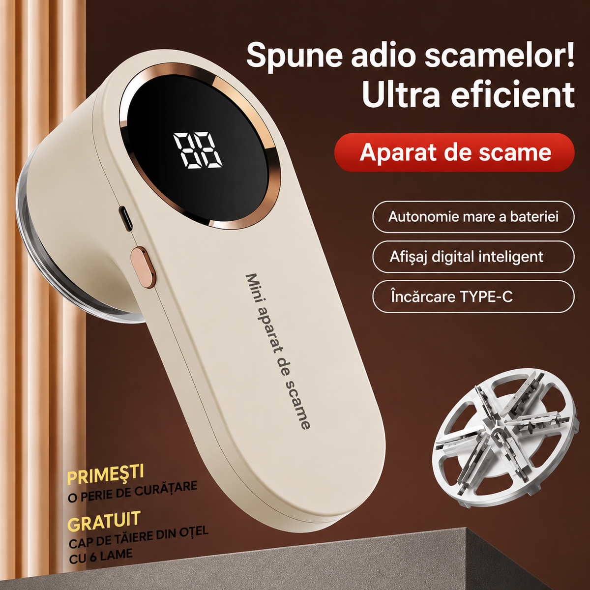 Aparat Electric Portabil de Scame